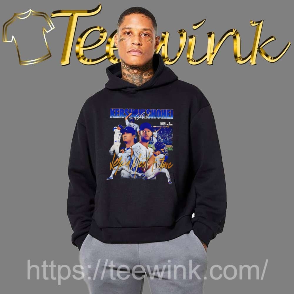 Shohei Ohtani & Clayton Kershaw Los Angeles Legend Meets Future shirt image 2 Shohei Ohtani & Clayton Kershaw Los Angeles Legend Meets Future shirt image 2
