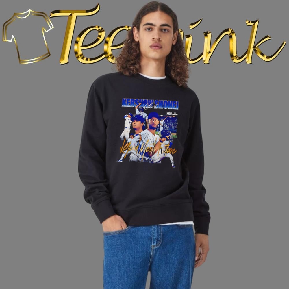 Shohei Ohtani & Clayton Kershaw Los Angeles Legend Meets Future shirt image 3 Shohei Ohtani & Clayton Kershaw Los Angeles Legend Meets Future shirt image 3