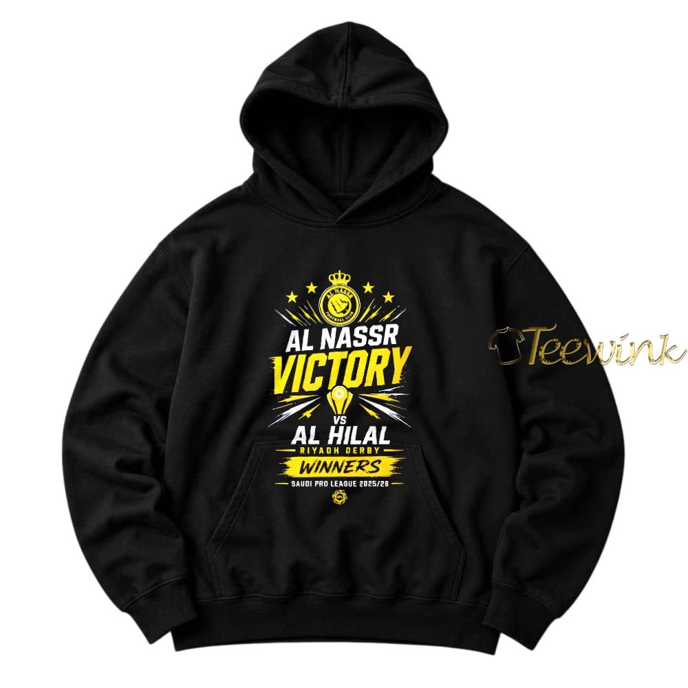 Al Nassr Victory 2026 Saudi Pro League Riyadh Derby Winners Shirt image 2 Al Nassr Victory 2026 Saudi Pro League Riyadh Derby Winners Shirt image 2