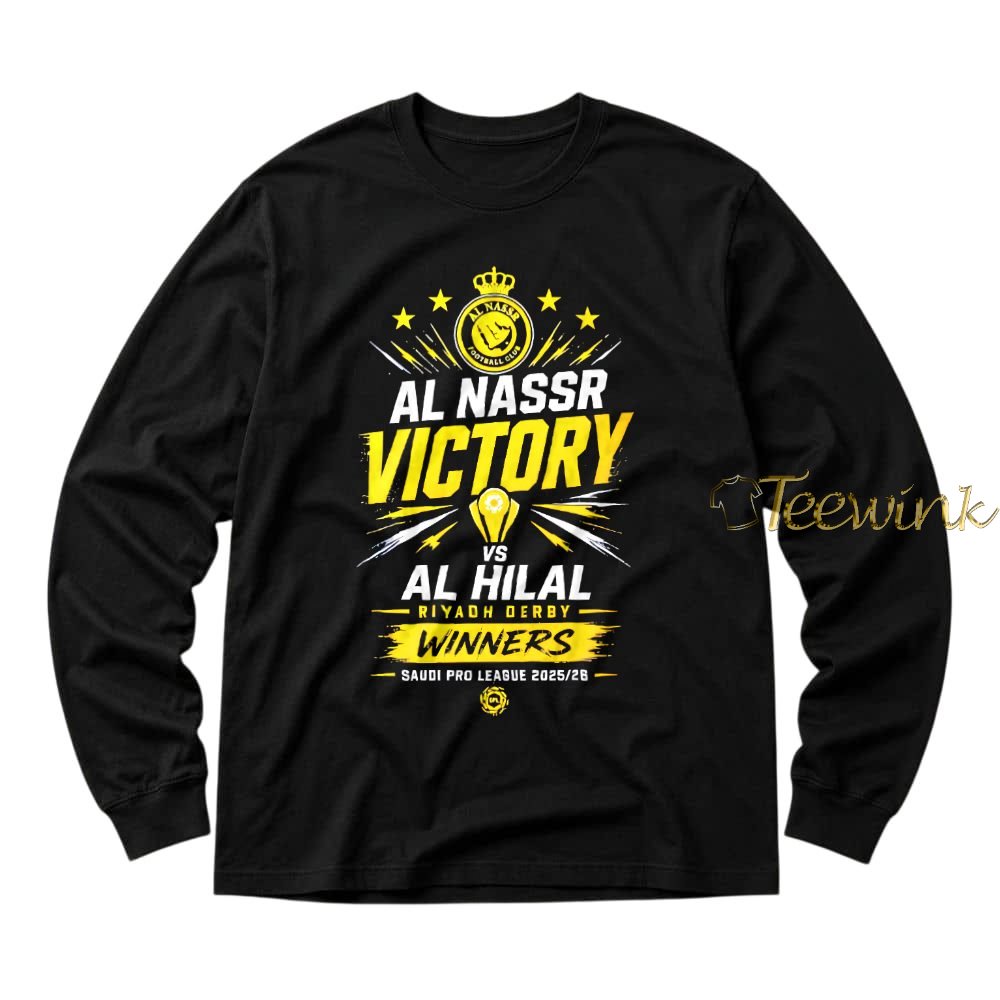Al Nassr Victory 2026 Saudi Pro League Riyadh Derby Winners Shirt image 3 Al Nassr Victory 2026 Saudi Pro League Riyadh Derby Winners Shirt image 3