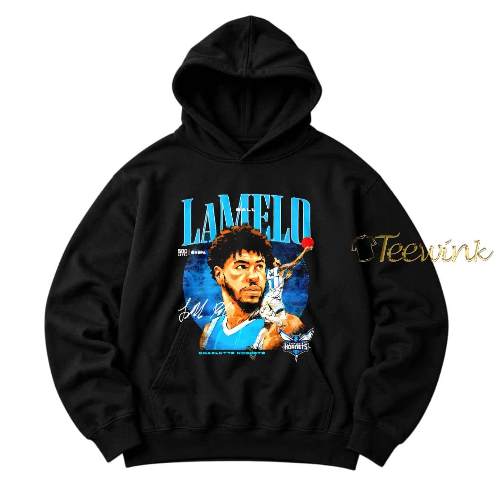 LaMelo Ball Charlotte Hornets Dual Signature Shirt image 2 LaMelo Ball Charlotte Hornets Dual Signature Shirt image 2