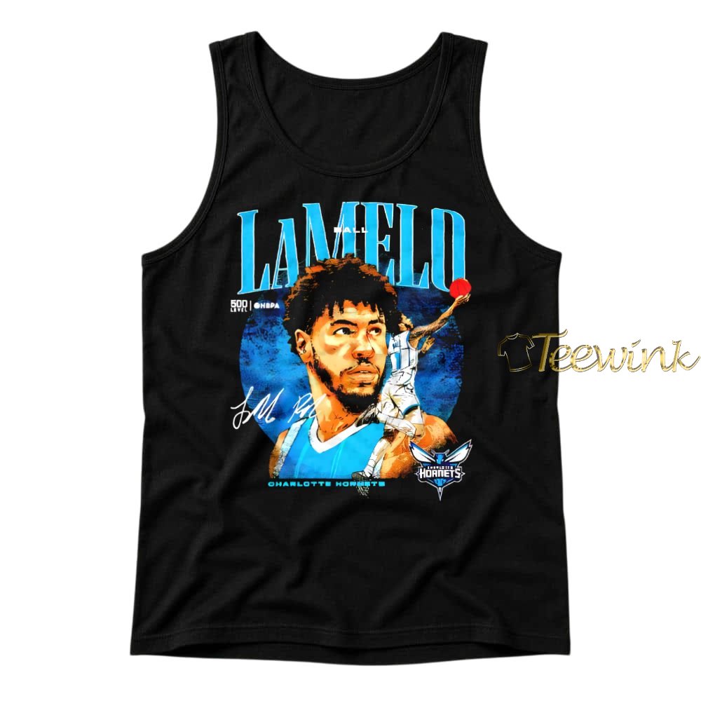 LaMelo Ball Charlotte Hornets Dual Signature Shirt image 4 LaMelo Ball Charlotte Hornets Dual Signature Shirt image 4
