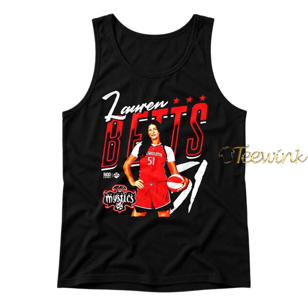 Lauren Betts Washington Mystics Player Pose Shirt image 4 Lauren Betts Washington Mystics Player Pose Shirt image 4