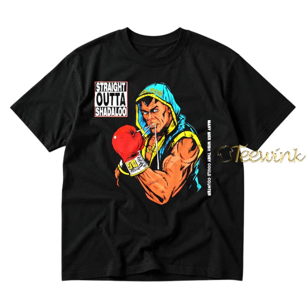 Straight Outta Shadaloo many men wish they could counter boxer shirt