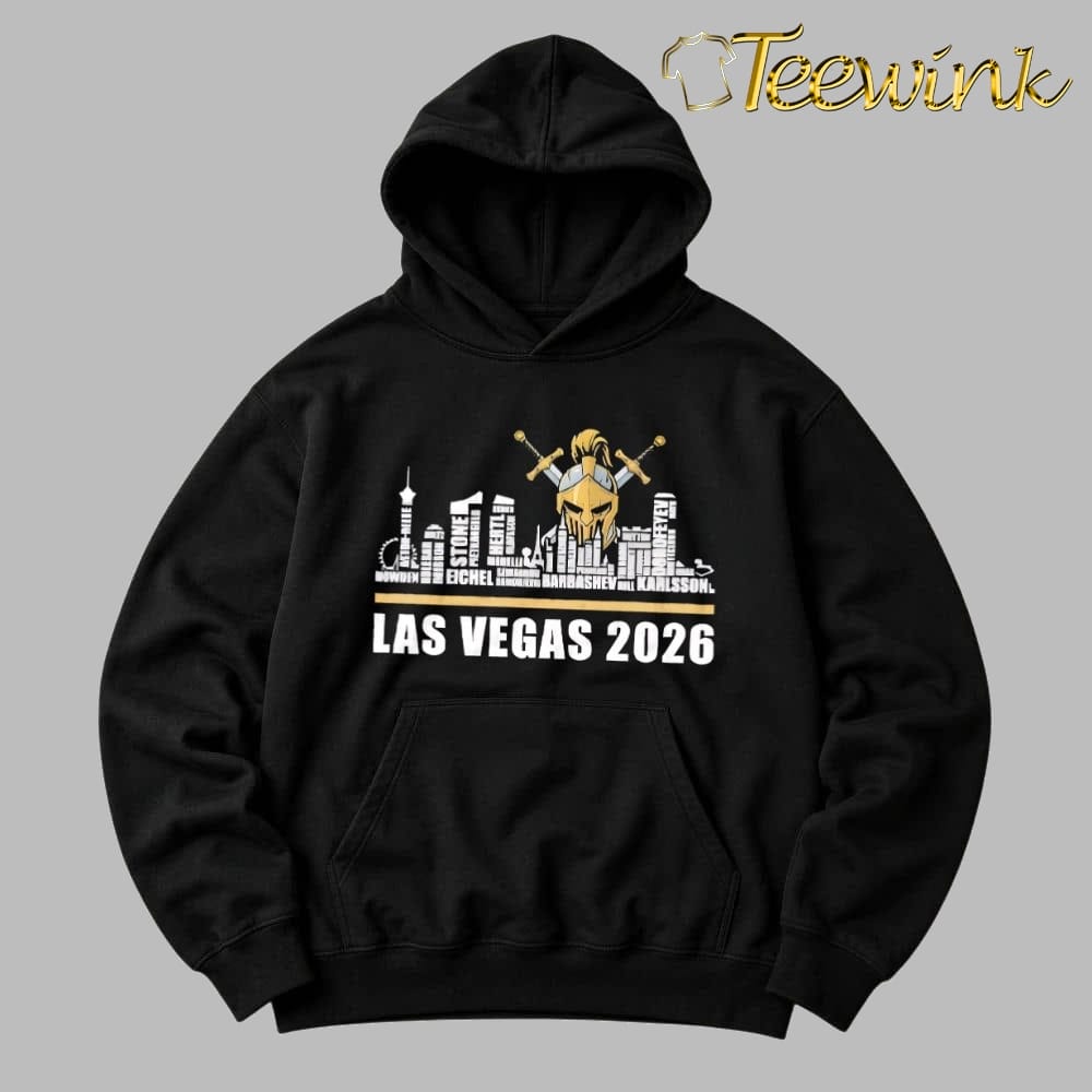 2026 Las Vegas Golden Knights all names city skyline shirt image 2 2026 Las Vegas Golden Knights all names city skyline shirt image 2