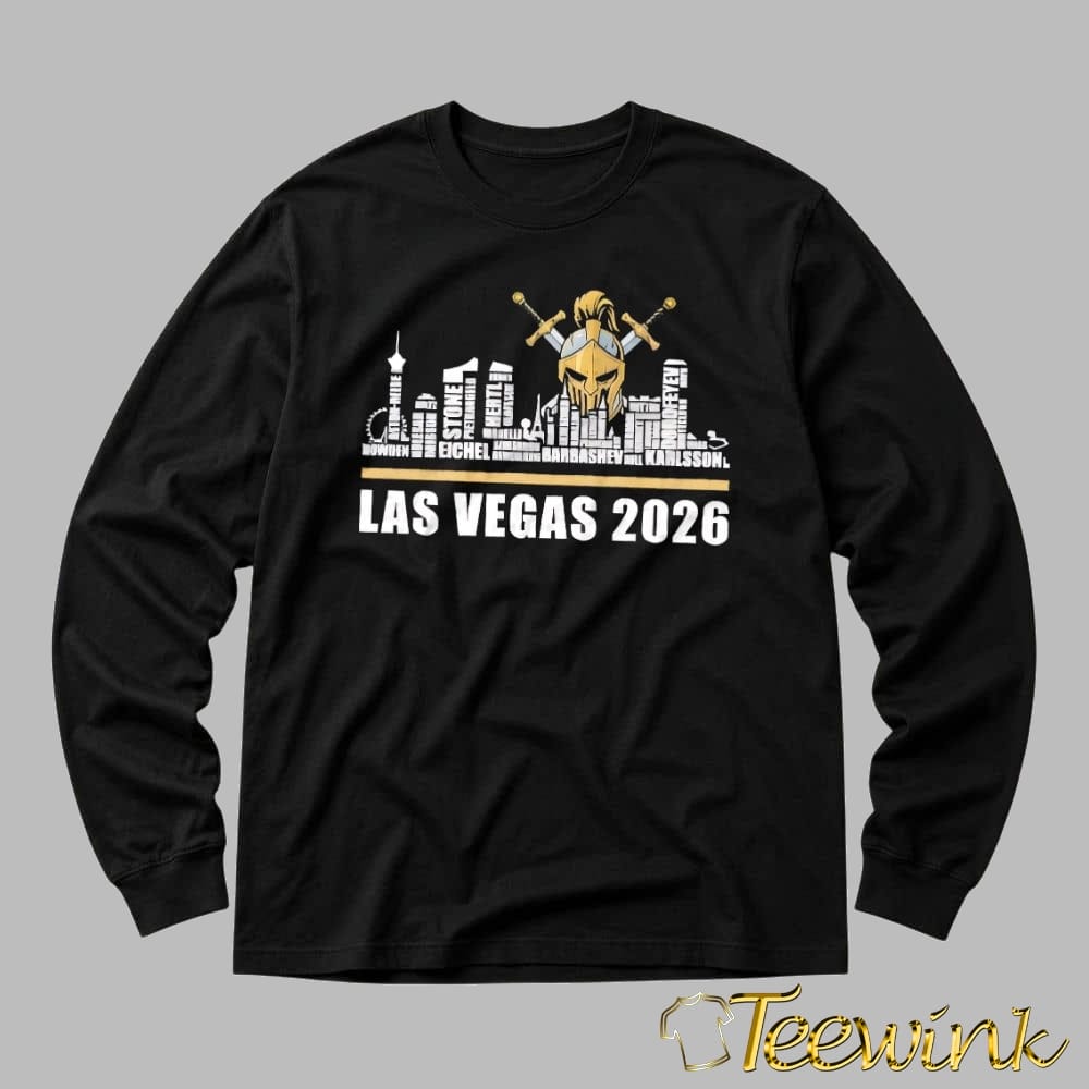 2026 Las Vegas Golden Knights all names city skyline shirt image 3 2026 Las Vegas Golden Knights all names city skyline shirt image 3