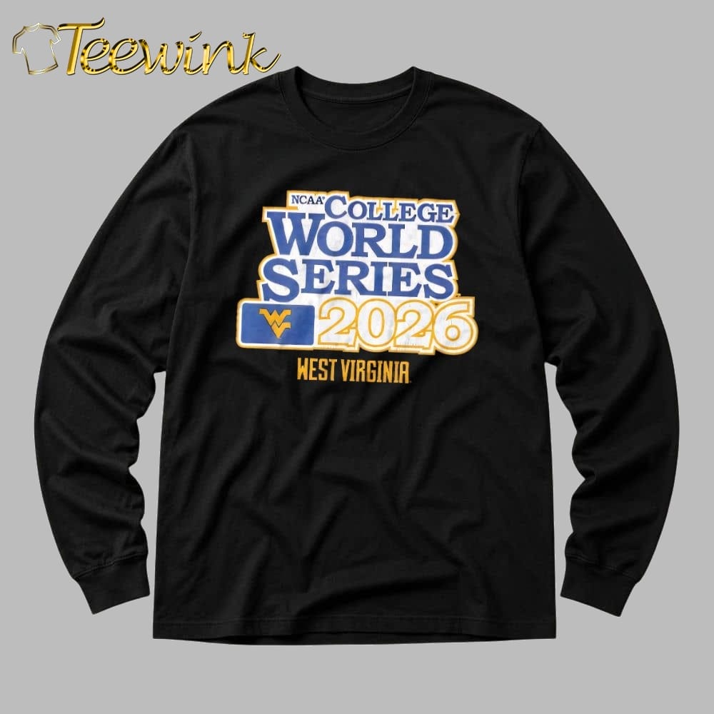 2026 NCAA College World Series West Virginia Mountaineers Baseball shirt image 3 2026 NCAA College World Series West Virginia Mountaineers Baseball shirt image 3