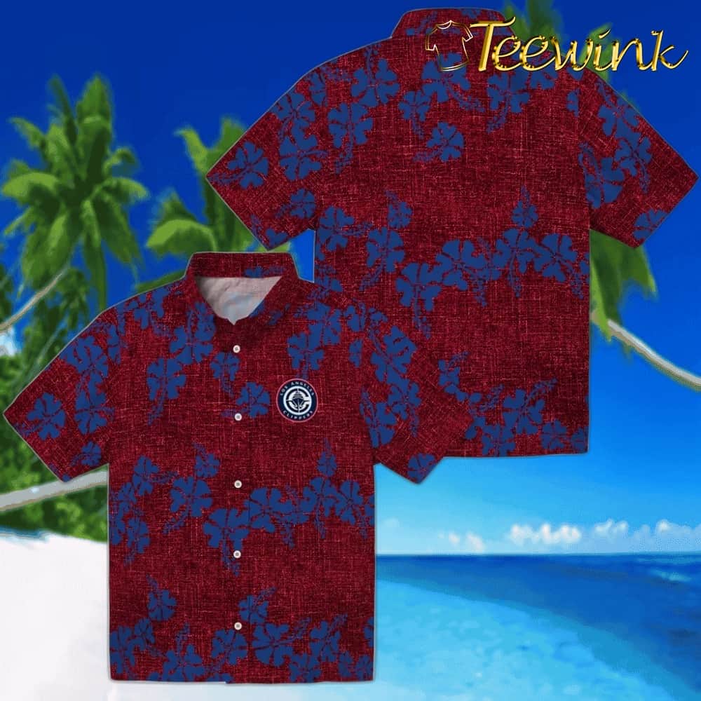 50th State Flower Los Angeles Clippers Hawaiian Shirt image 3 50th State Flower Los Angeles Clippers Hawaiian Shirt image 3