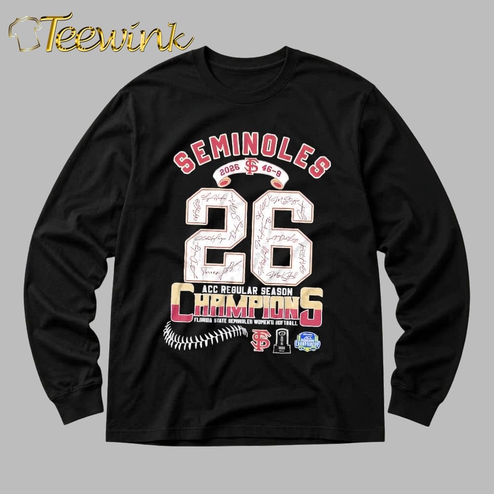 ACC Regular Season Champions Florida State Seminoles Women’s Softball All Signatures shirt image 3 ACC Regular Season Champions Florida State Seminoles Women’s Softball All Signatures shirt image 3