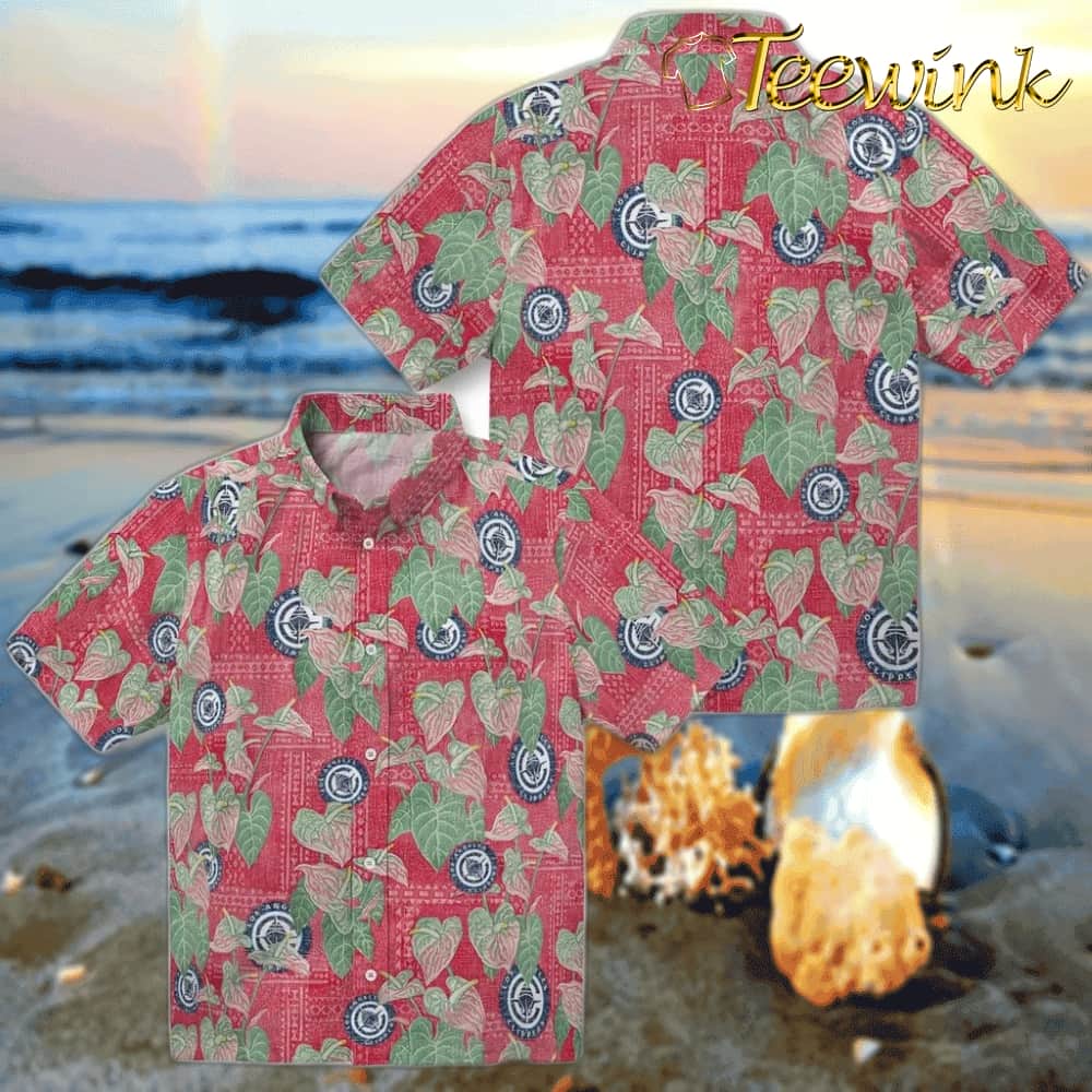 Anthurium Overlay Los Angeles Clippers Hawaiian Shirt image 3 Anthurium Overlay Los Angeles Clippers Hawaiian Shirt image 3