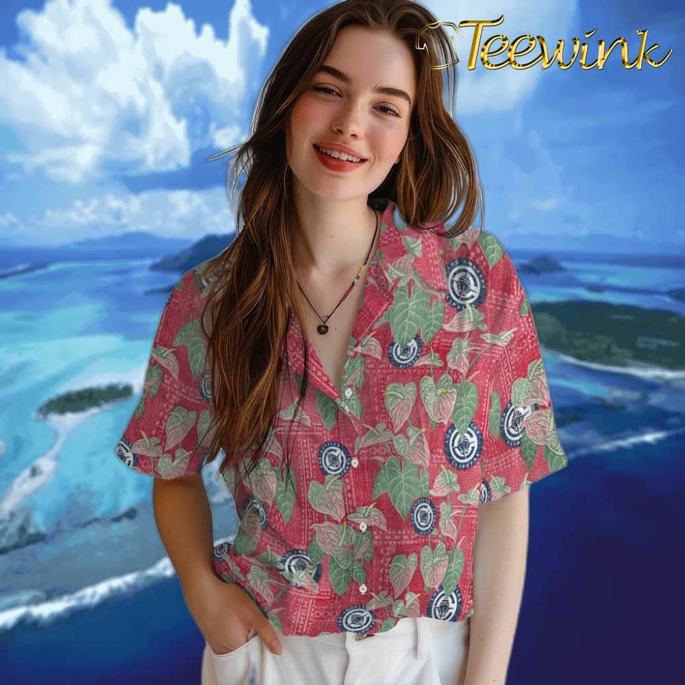 Anthurium Overlay Los Angeles Clippers Hawaiian Shirt image 4 Anthurium Overlay Los Angeles Clippers Hawaiian Shirt image 4
