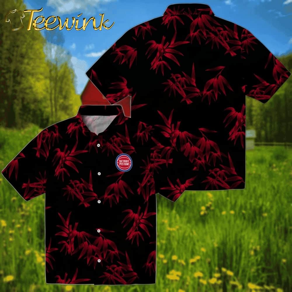 Bamboo Branches Detroit Pistons Hawaiian Shirt image 3 Bamboo Branches Detroit Pistons Hawaiian Shirt image 3