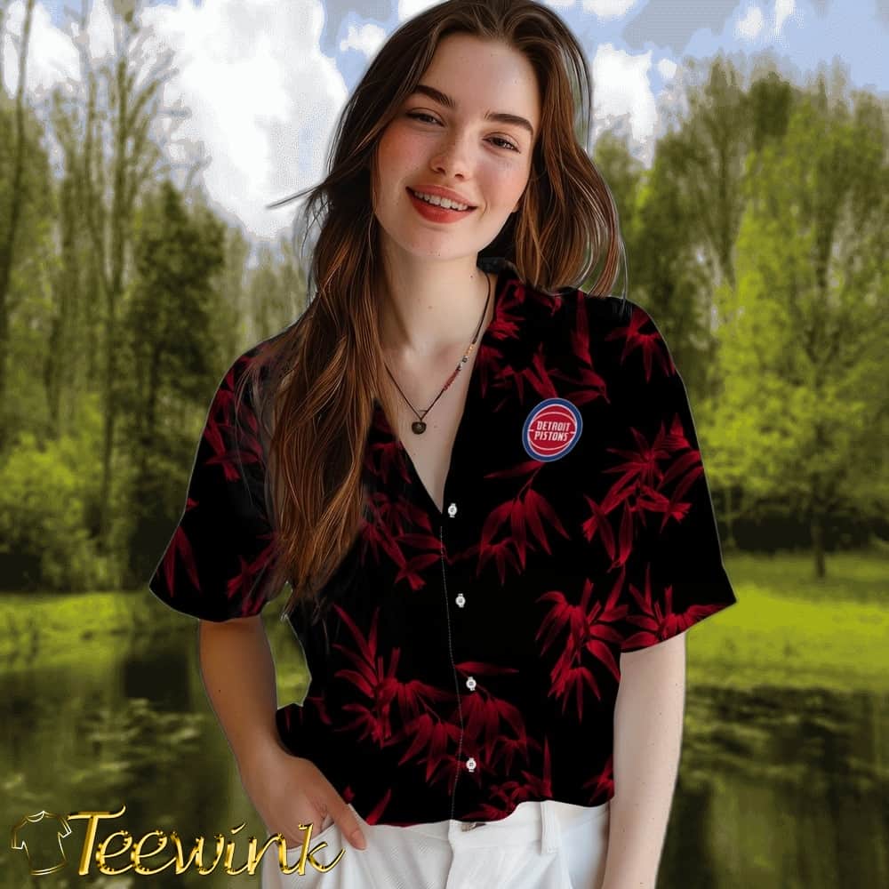 Bamboo Branches Detroit Pistons Hawaiian Shirt image 4 Bamboo Branches Detroit Pistons Hawaiian Shirt image 4