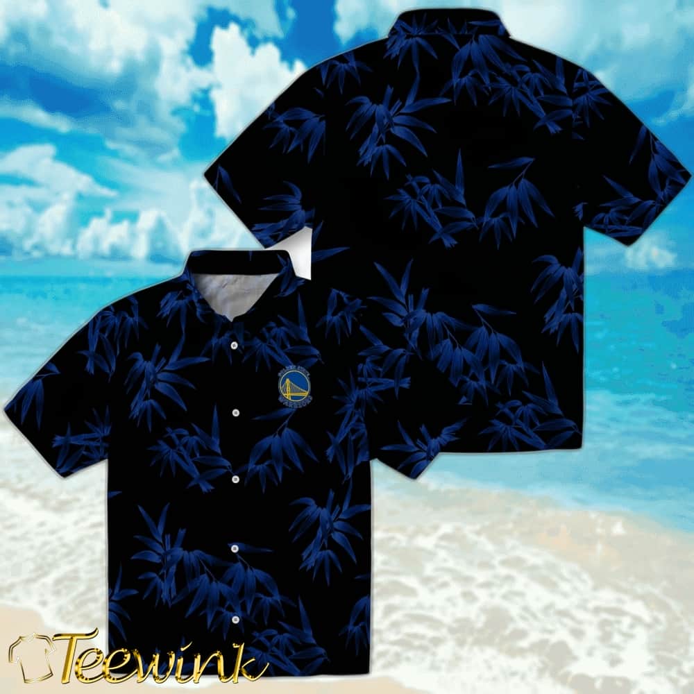 Bamboo Branches Golden State Warriors Hawaiian Shirt image 3 Bamboo Branches Golden State Warriors Hawaiian Shirt image 3