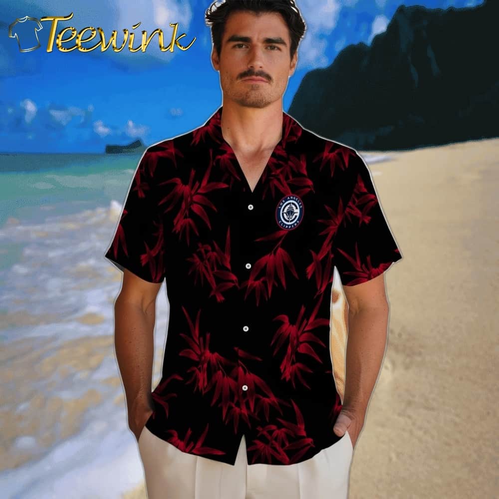 Bamboo Branches Los Angeles Clippers Hawaiian Shirt image 2 Bamboo Branches Los Angeles Clippers Hawaiian Shirt image 2