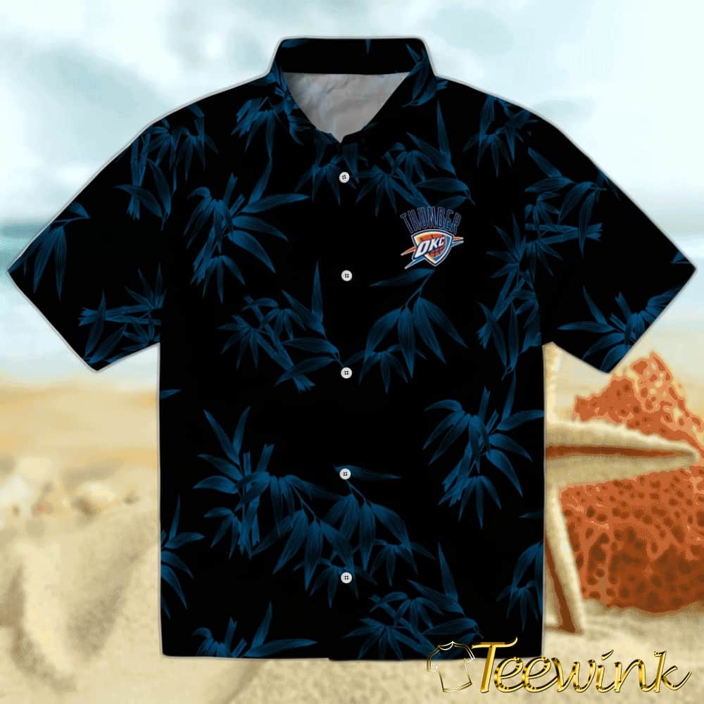 Bamboo Branches Oklahoma City Thunder Hawaiian Shirt