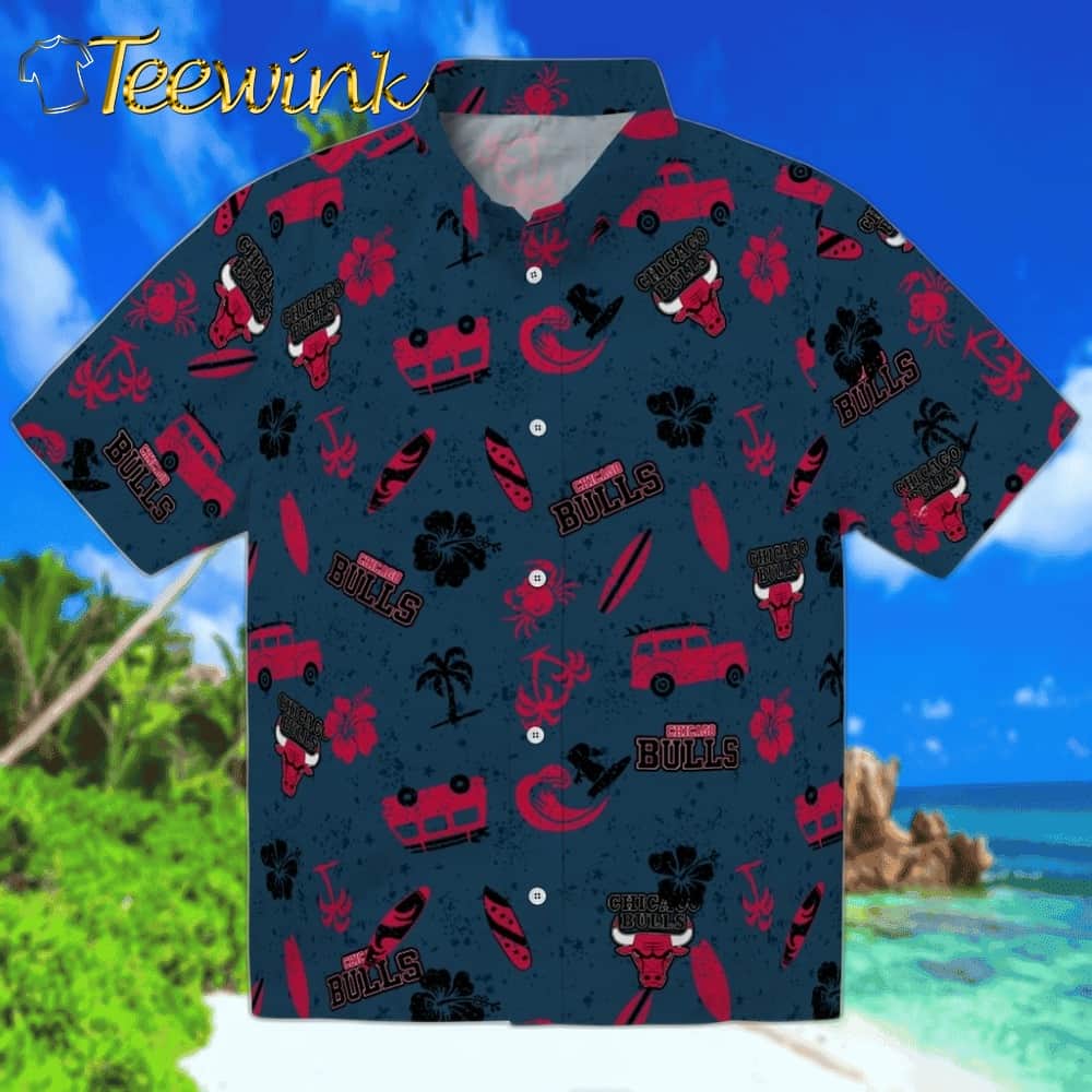 Beach Vibe Chicago Bulls Hawaiian Shirt