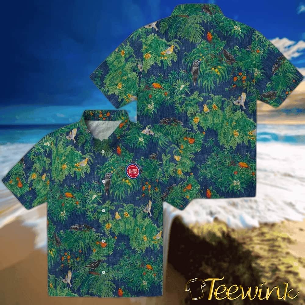 Bird Canopy Detroit Pistons Hawaiian Shirt image 3 Bird Canopy Detroit Pistons Hawaiian Shirt image 3