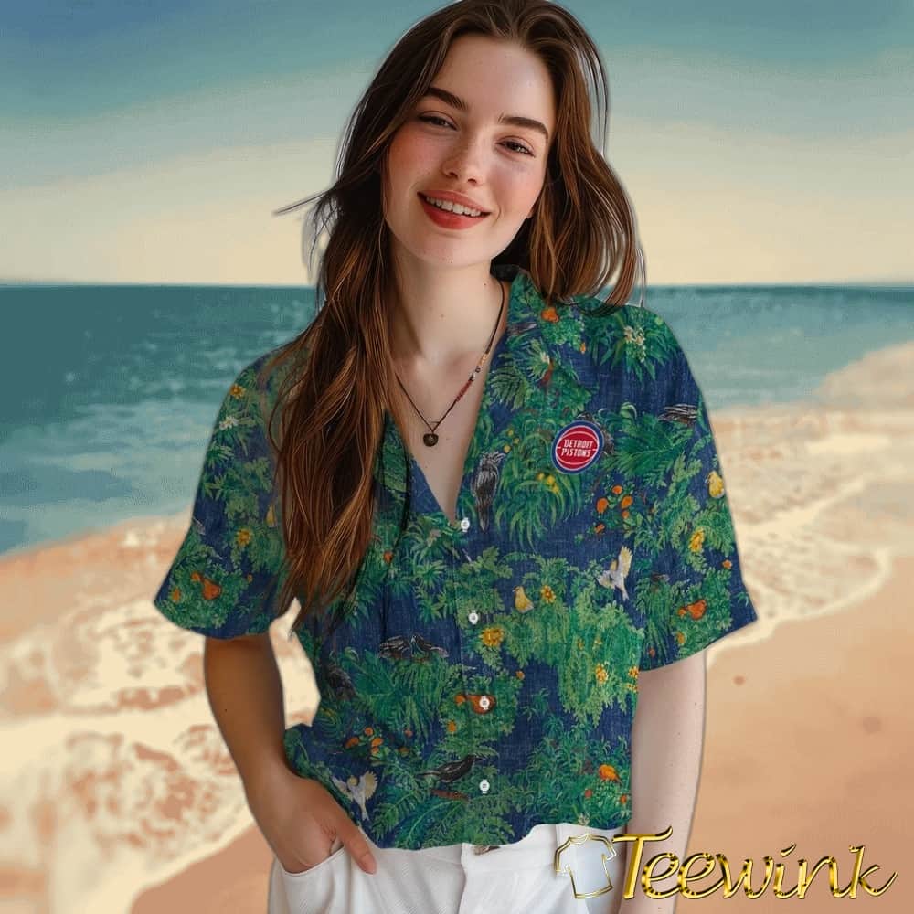 Bird Canopy Detroit Pistons Hawaiian Shirt image 4 Bird Canopy Detroit Pistons Hawaiian Shirt image 4