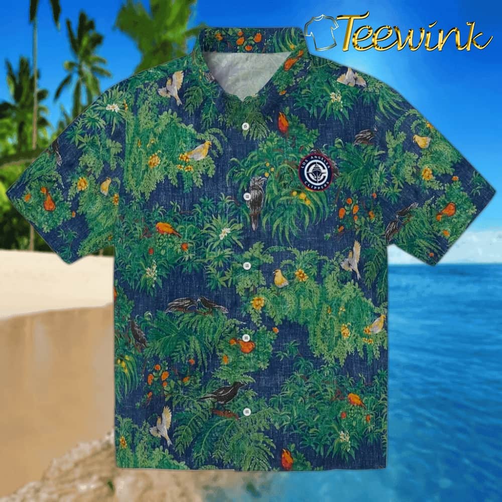 Bird Canopy Los Angeles Clippers Hawaiian Shirt