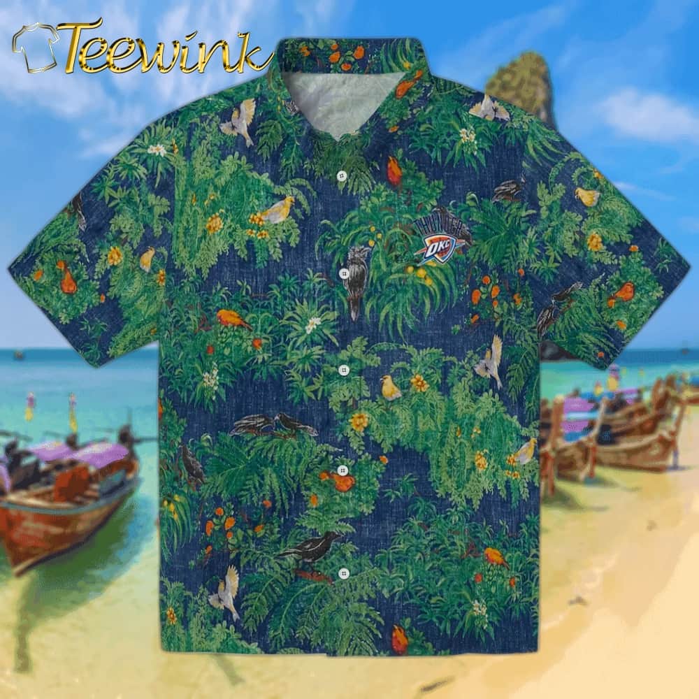 Bird Canopy Oklahoma City Thunder Hawaiian Shirt