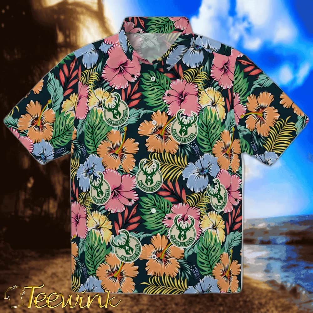 Bird Canopy Milwaukee Bucks Hawaiian Shirt