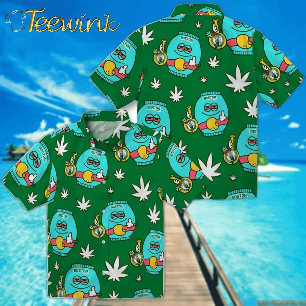 Chill Vibe Boston Celtics Hawaiian Shirt image 3 Chill Vibe Boston Celtics Hawaiian Shirt image 3