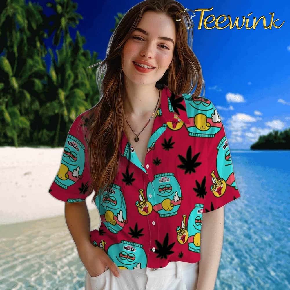 Chill Vibe Chicago Bulls Hawaiian Shirt image 4 Chill Vibe Chicago Bulls Hawaiian Shirt image 4