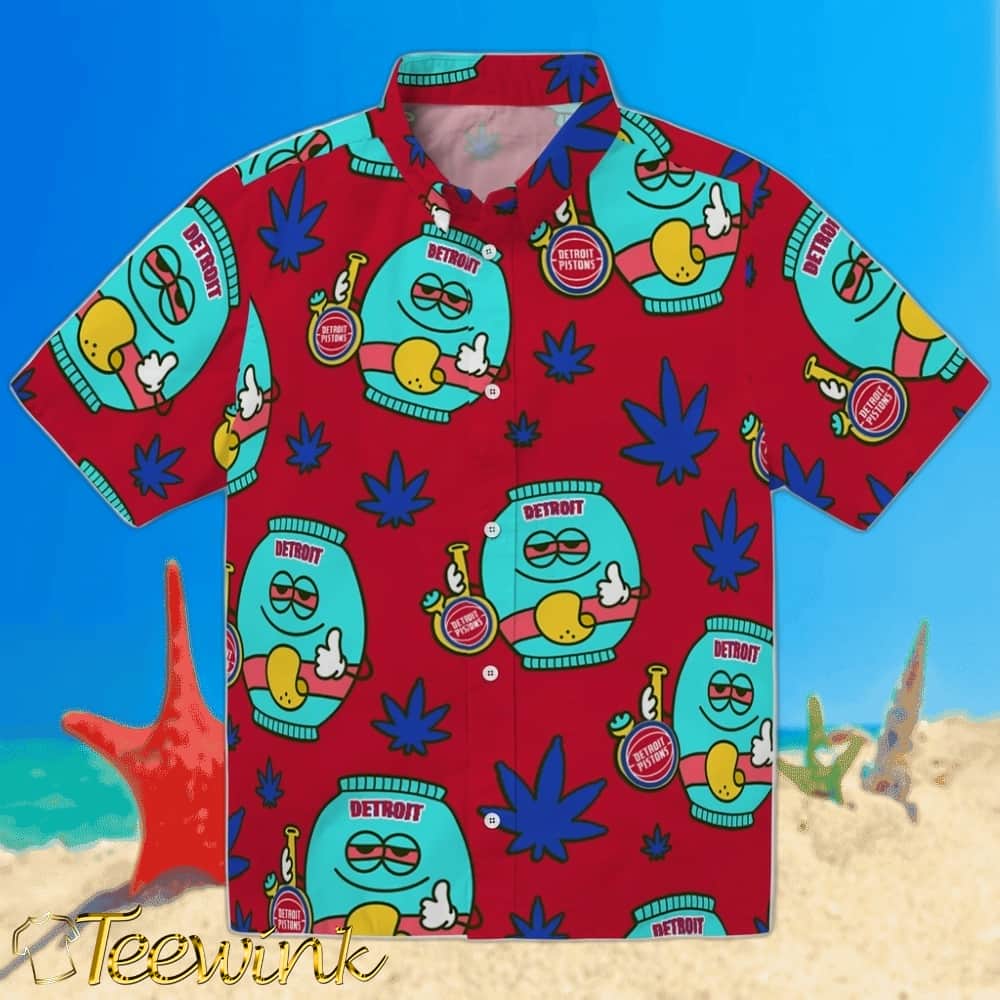 Chill Vibe Detroit Pistons Hawaiian Shirt