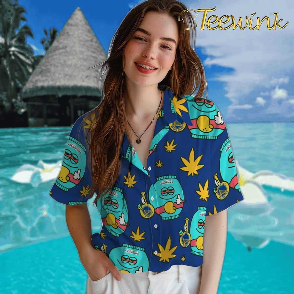Chill Vibe Golden State Warriors Hawaiian Shirt image 4 Chill Vibe Golden State Warriors Hawaiian Shirt image 4