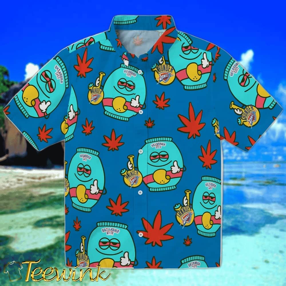Chill Vibe Oklahoma City Thunder Hawaiian Shirt