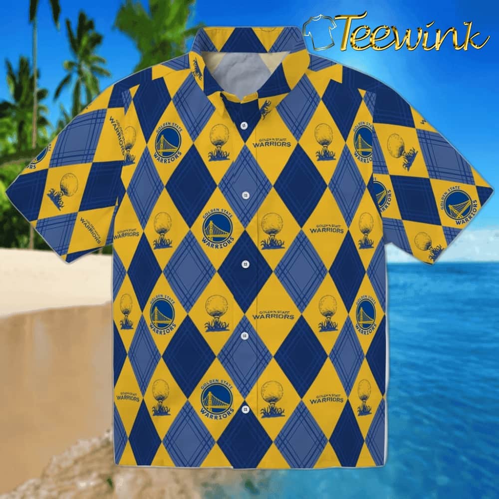Hawaii Floral Hibiscus Golden State Warriors Hawaiian Shirt