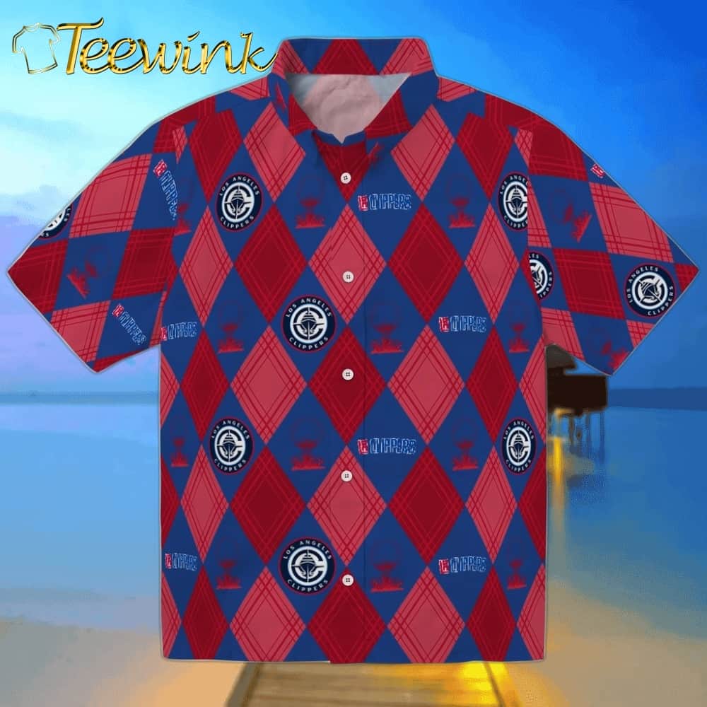 Golfing Plaid Los Angeles Clippers Hawaiian Shirt