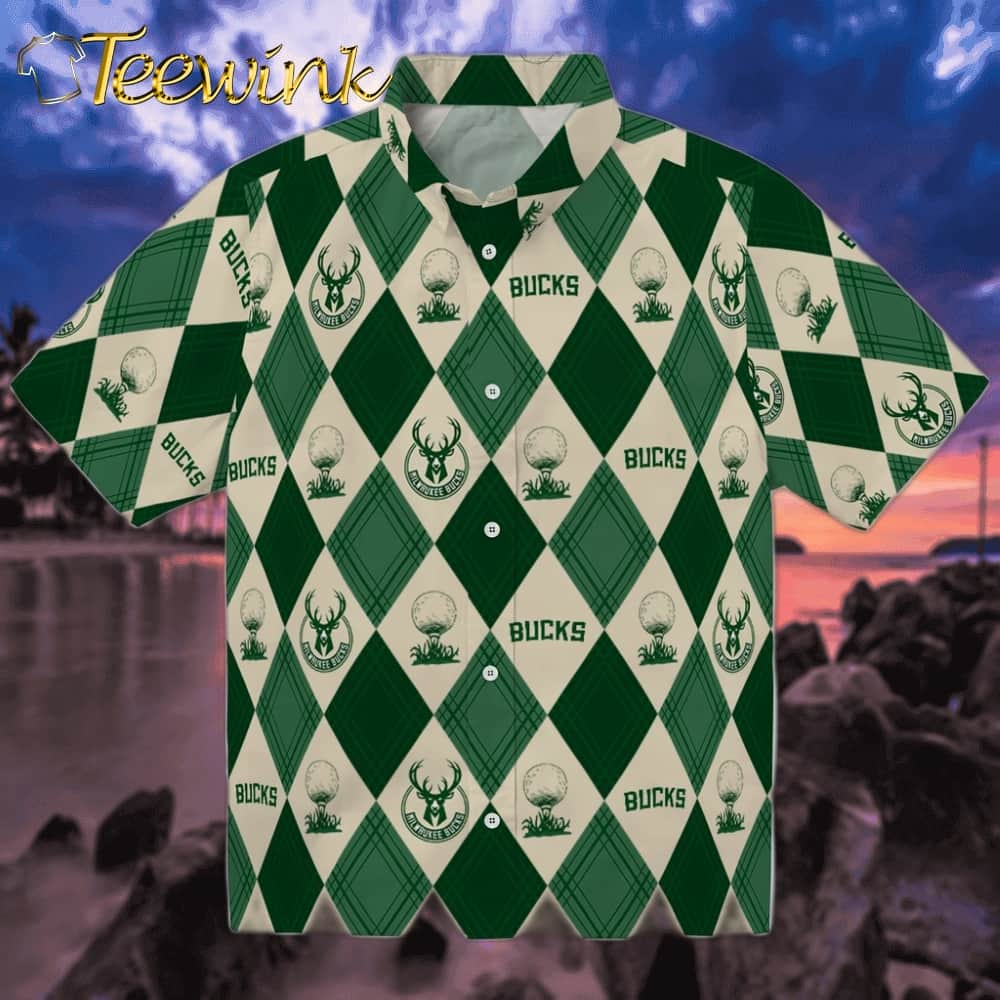 Flamingo Hibiscus Milwaukee Bucks Hawaiian Shirt