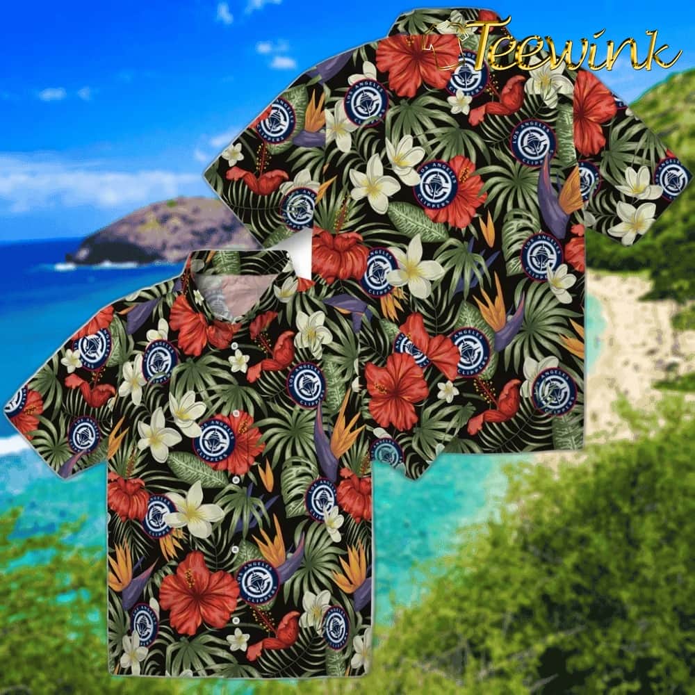 Hawaii Floral Hibiscus Los Angeles Clippers Hawaiian Shirt image 3 Hawaii Floral Hibiscus Los Angeles Clippers Hawaiian Shirt image 3