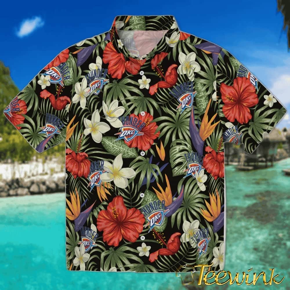 Hawaii Island Oklahoma City Thunder Hawaiian Shirt
