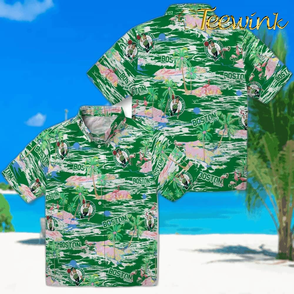 Hawaii Island Boston Celtics Hawaiian Shirt image 3 Hawaii Island Boston Celtics Hawaiian Shirt image 3