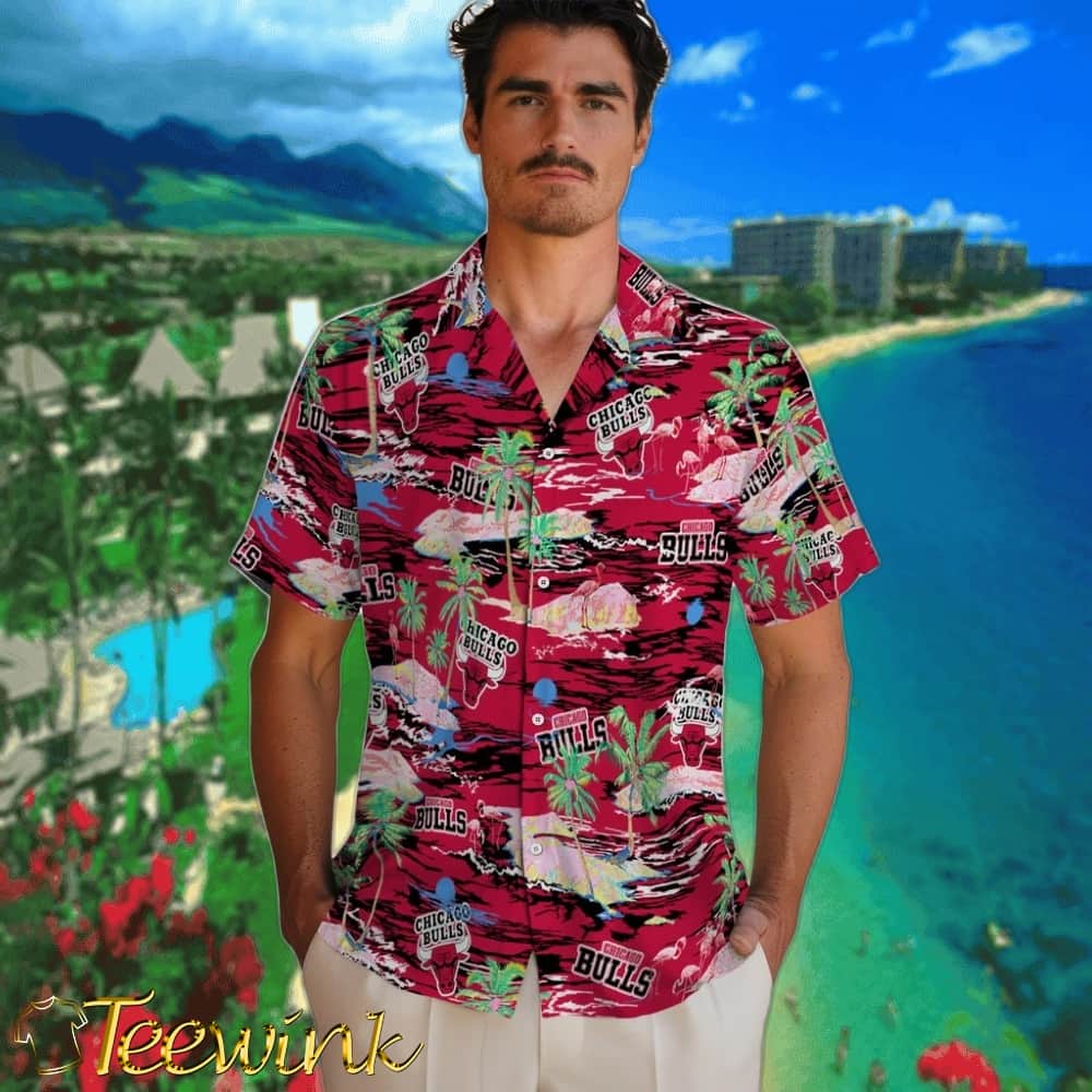 Hawaii Island Chicago Bulls Hawaiian Shirt image 2 Hawaii Island Chicago Bulls Hawaiian Shirt image 2