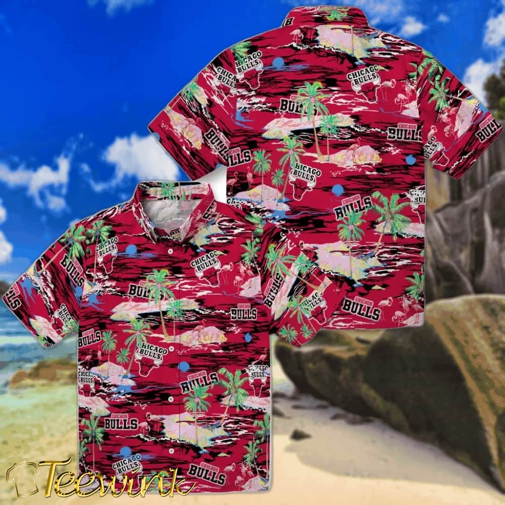 Hawaii Island Chicago Bulls Hawaiian Shirt image 3 Hawaii Island Chicago Bulls Hawaiian Shirt image 3