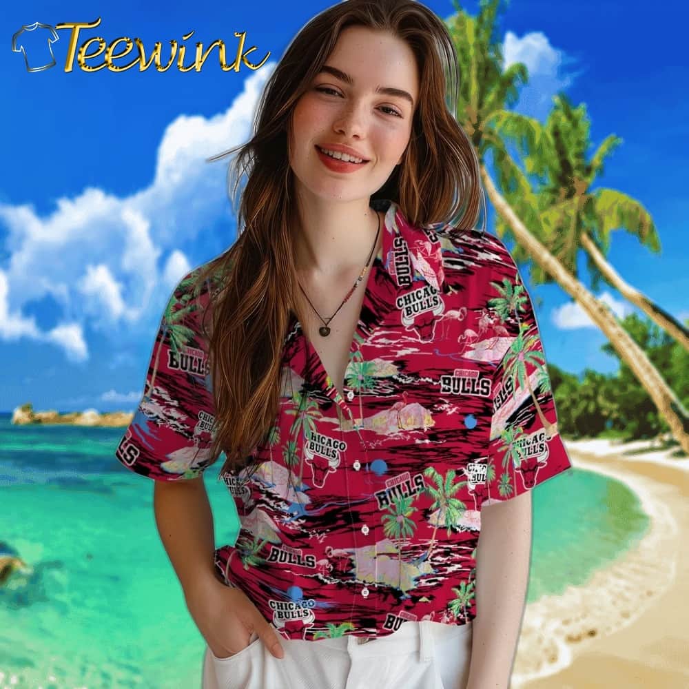 Hawaii Island Chicago Bulls Hawaiian Shirt image 4 Hawaii Island Chicago Bulls Hawaiian Shirt image 4