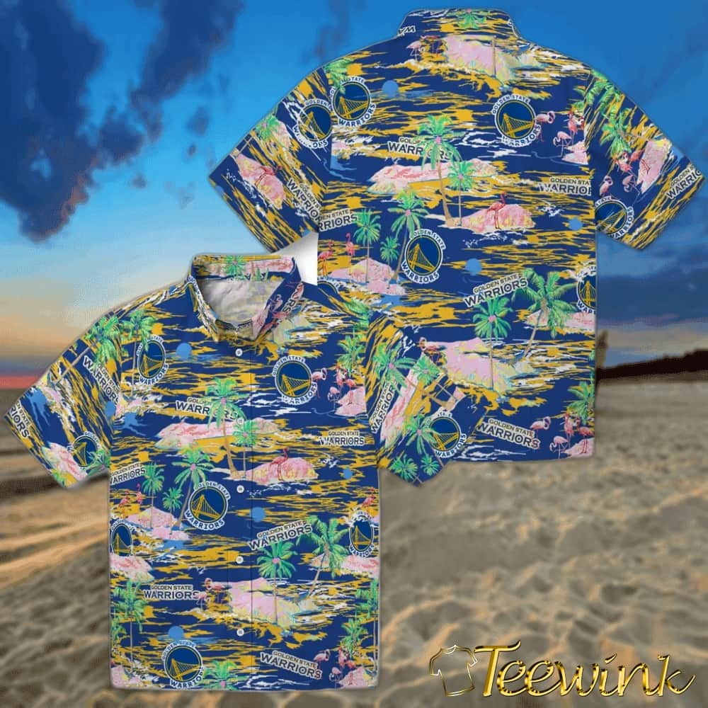 Hawaii Island Golden State Warriors Hawaiian Shirt image 3 Hawaii Island Golden State Warriors Hawaiian Shirt image 3
