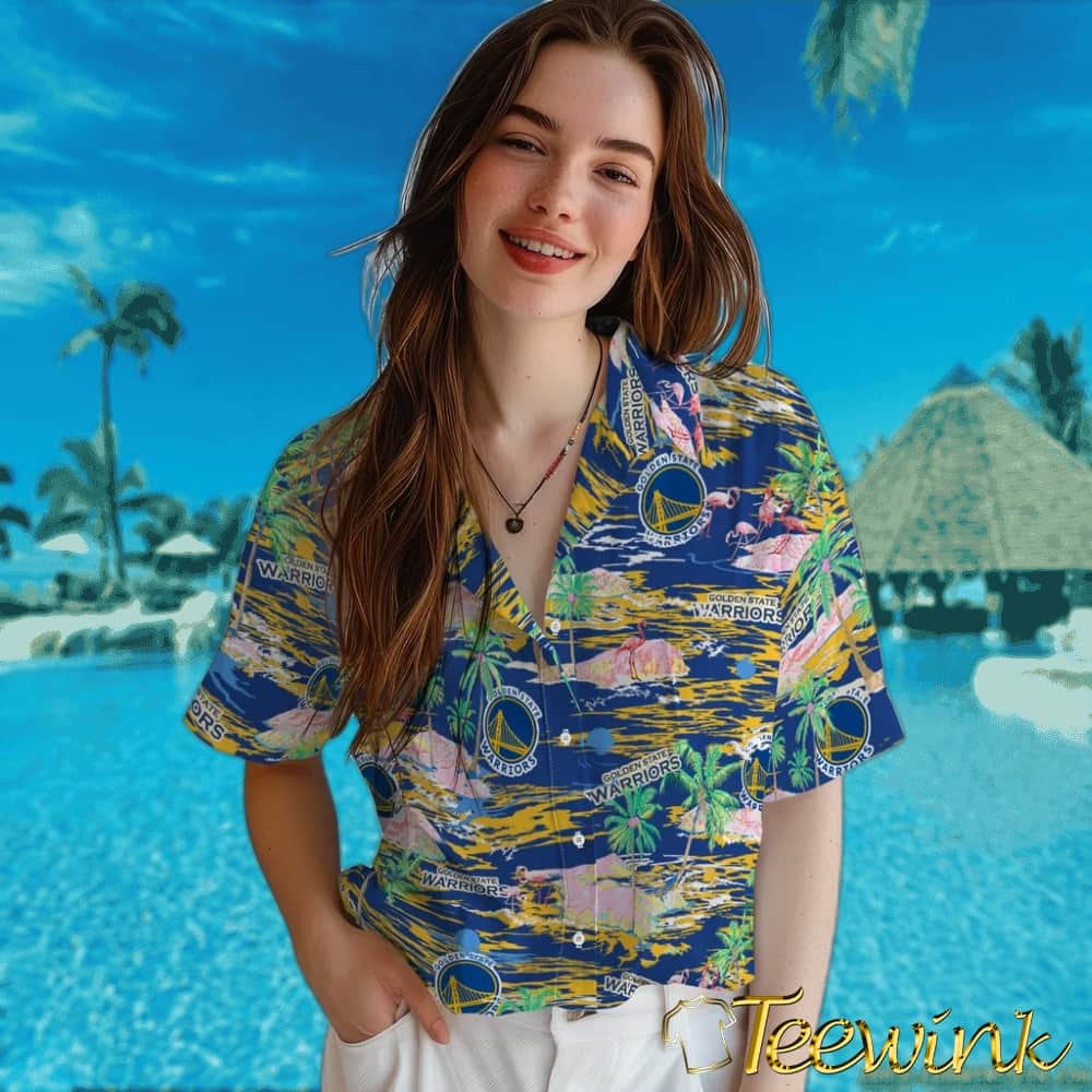 Hawaii Island Golden State Warriors Hawaiian Shirt image 4 Hawaii Island Golden State Warriors Hawaiian Shirt image 4