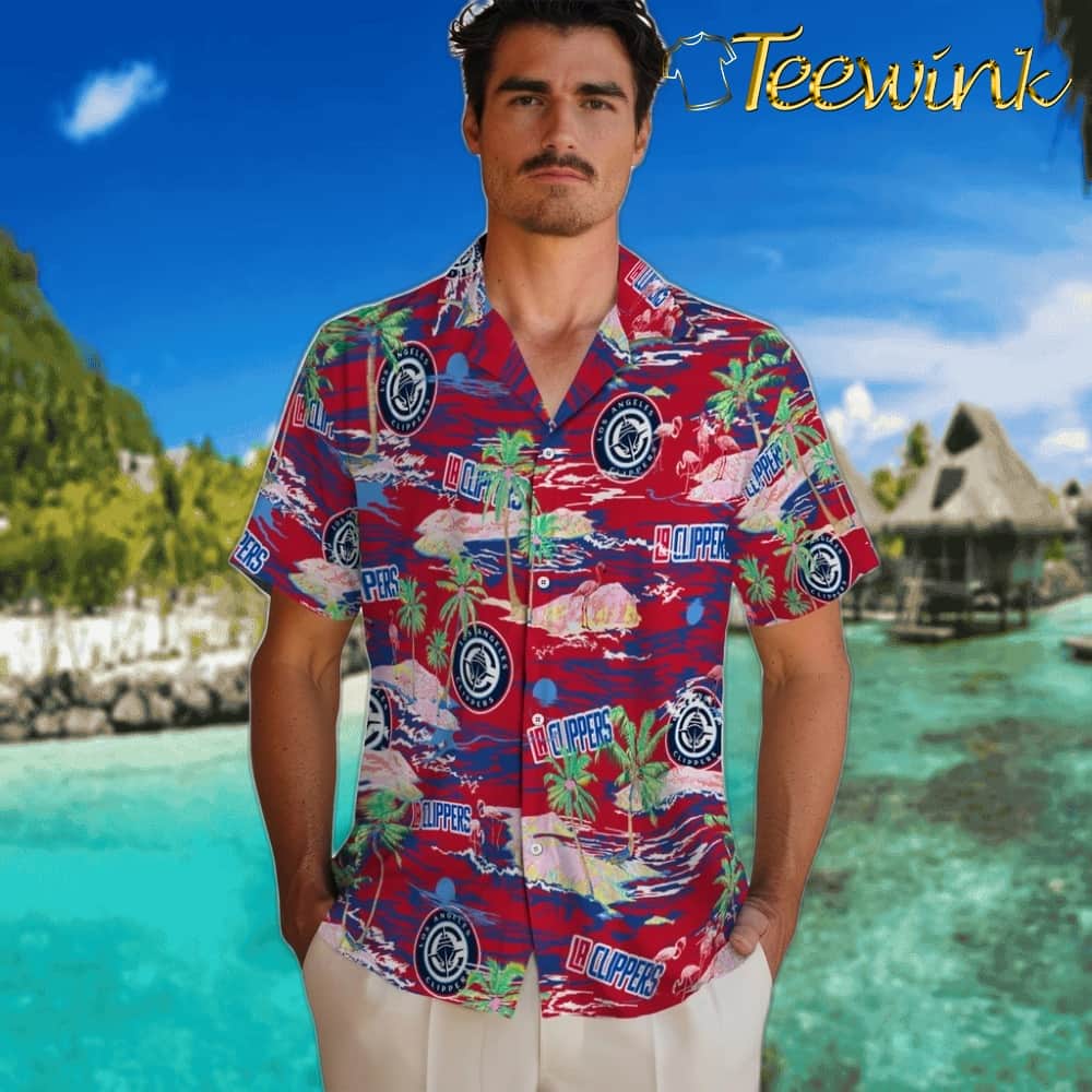 Hawaii Island Los Angeles Clippers Hawaiian Shirt image 2 Hawaii Island Los Angeles Clippers Hawaiian Shirt image 2