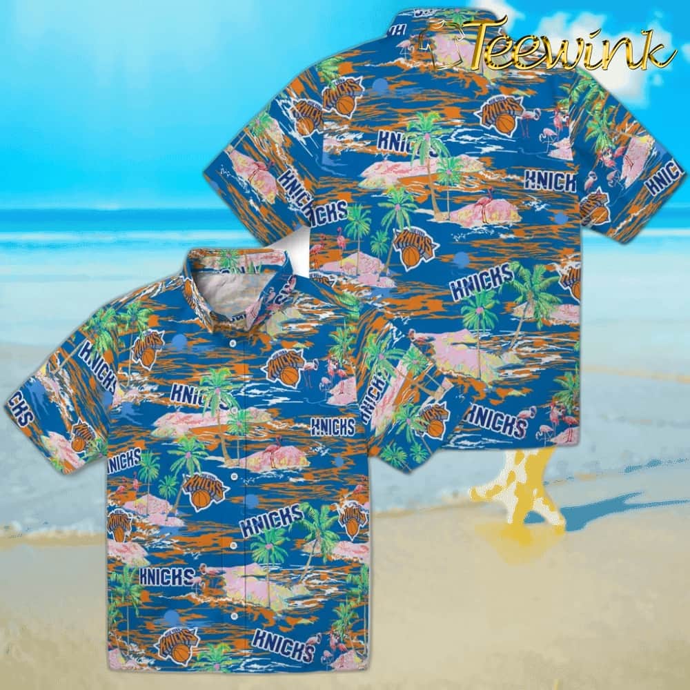Hawaii Island New York Knicks Hawaiian Shirt image 3 Hawaii Island New York Knicks Hawaiian Shirt image 3
