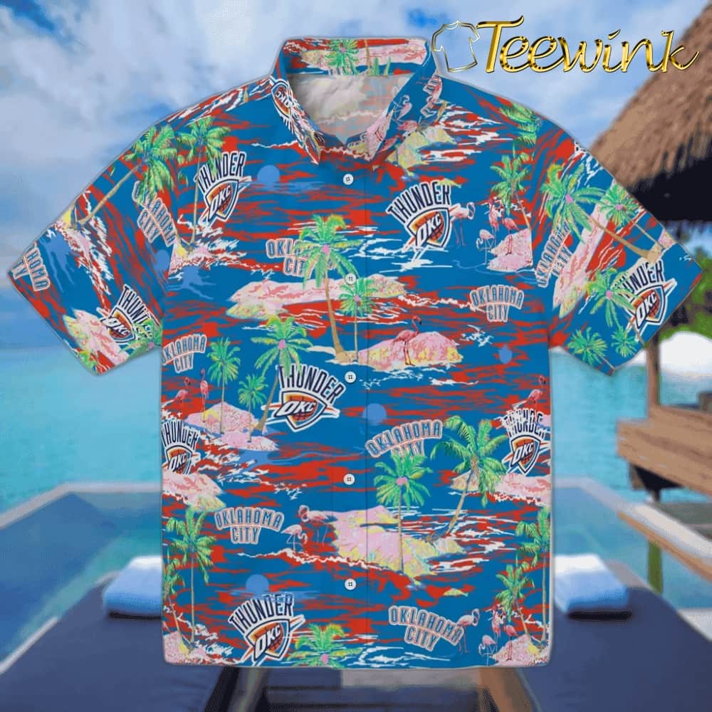 Hawaii Island Oklahoma City Thunder Hawaiian Shirt