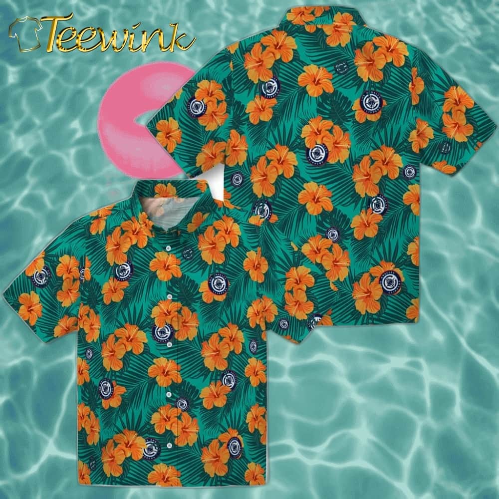 Hibiscus and Palm Leaves Los Angeles Clippers Hawaiian Shirt image 3 Hibiscus and Palm Leaves Los Angeles Clippers Hawaiian Shirt image 3