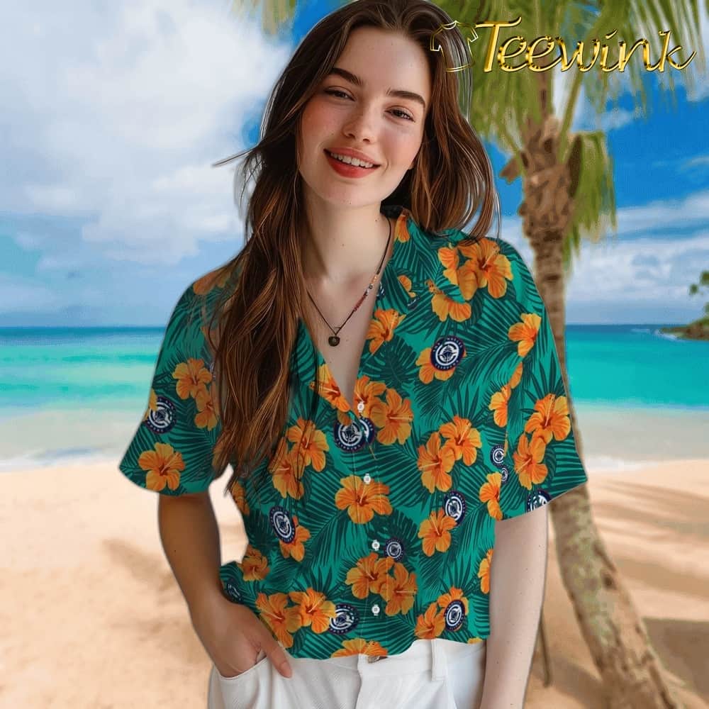 Hibiscus and Palm Leaves Los Angeles Clippers Hawaiian Shirt image 4 Hibiscus and Palm Leaves Los Angeles Clippers Hawaiian Shirt image 4
