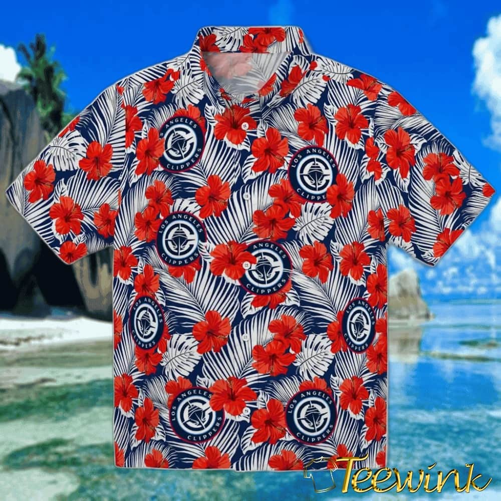 Hibiscus Fiesta Los Angeles Clippers Hawaiian Shirt