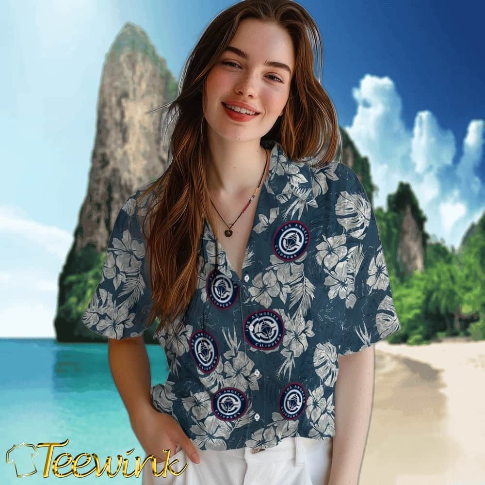 Hibiscus Flowers Los Angeles Clippers Hawaiian Shirt image 4 Hibiscus Flowers Los Angeles Clippers Hawaiian Shirt image 4