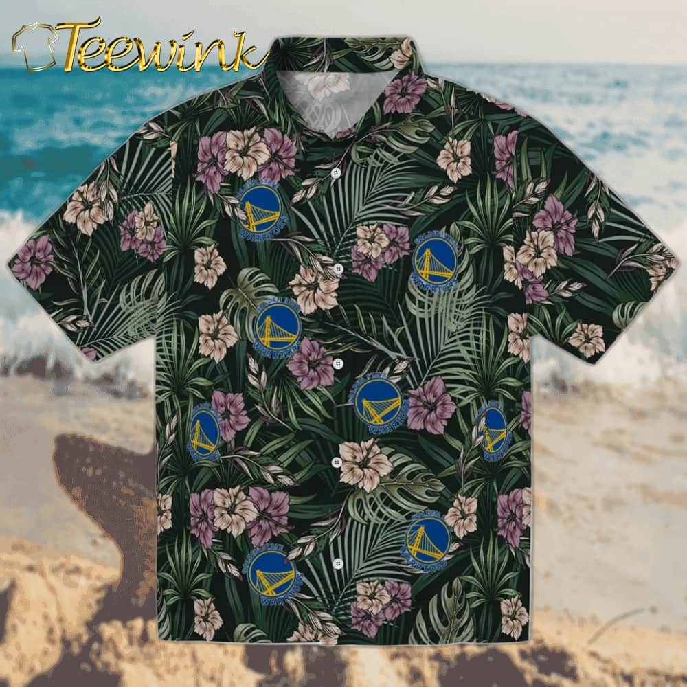 Hibiscus Mood Golden State Warriors Hawaiian Shirt
